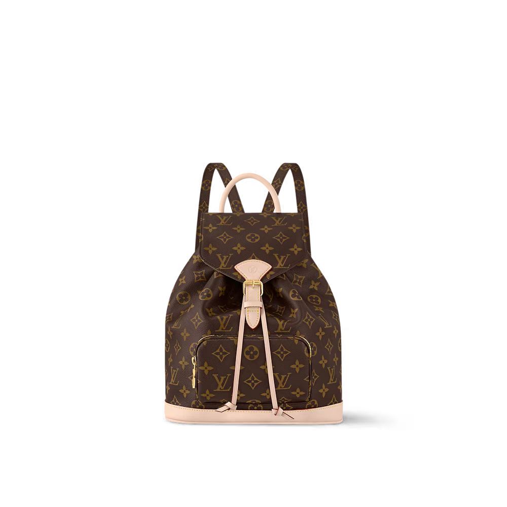 全新未使用 LouisVuitton/路易威登 栗子/LV/MONTSOURIS/小双肩包