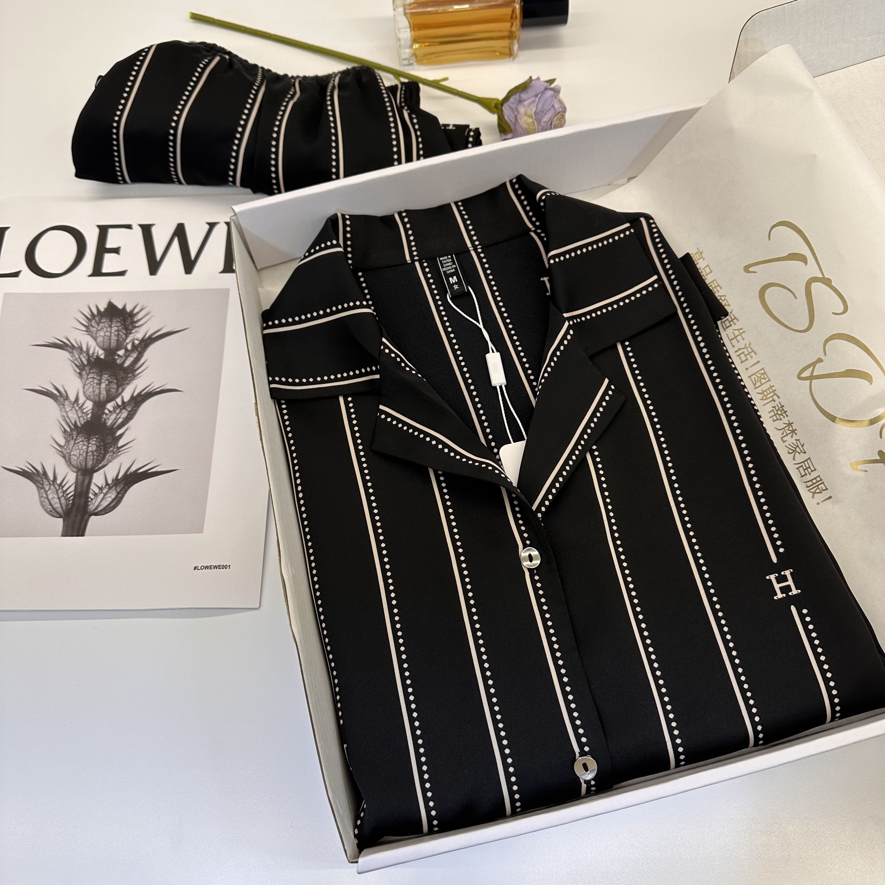 情侣睡衣冰丝高品质男女长袖时尚休闲薄款春秋家居服套装气质洋气