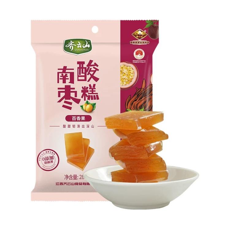 齐云山 百香果味南酸枣糕126g/袋