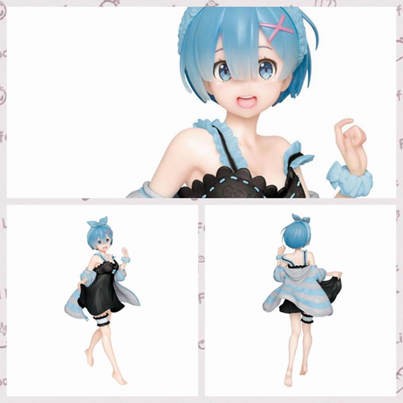 从零开始的异世界生活 蕾姆 黑色性感迷你裙 动漫手办 美少女摆件