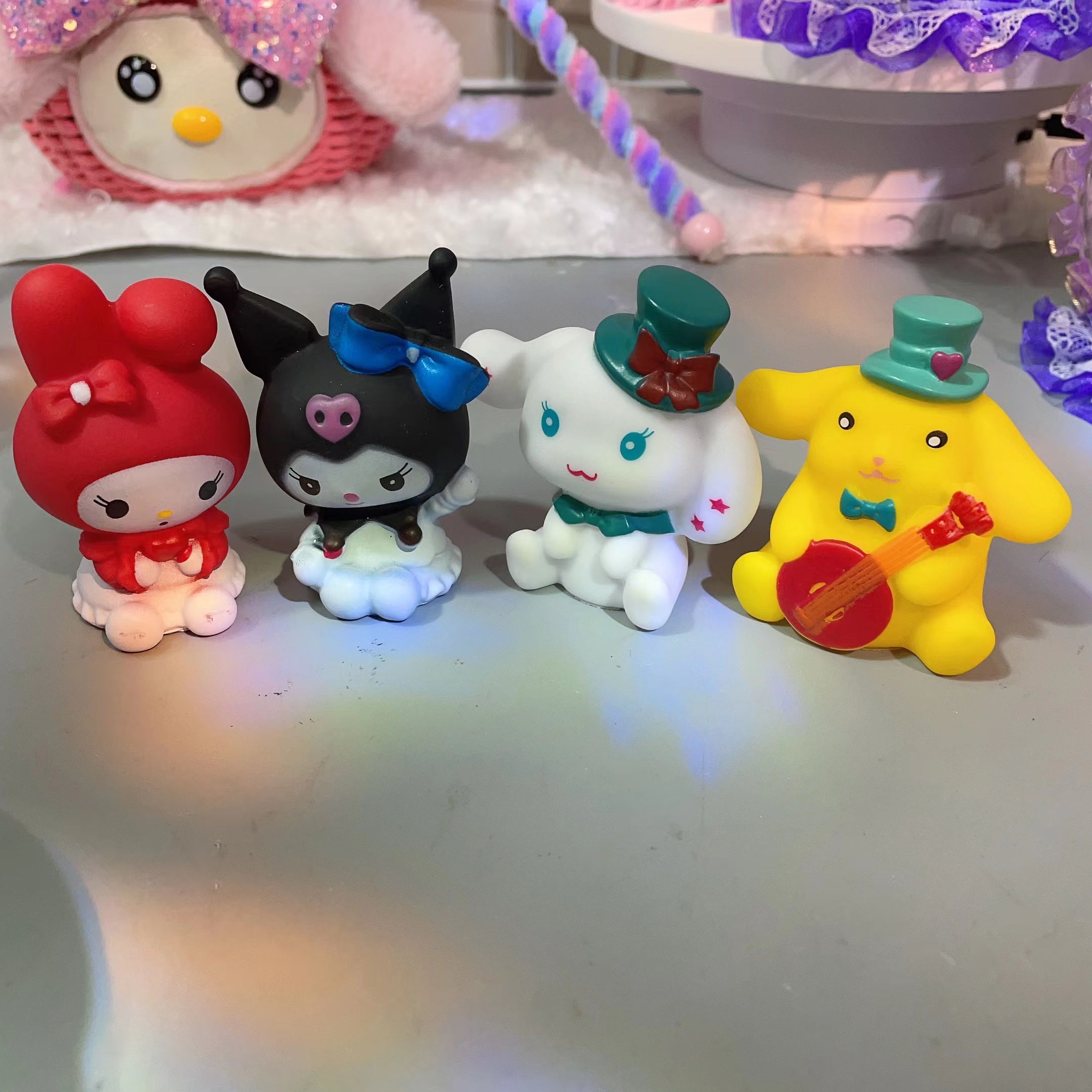 儿童卡通蛋糕摆件糖胶娃娃手工辅料