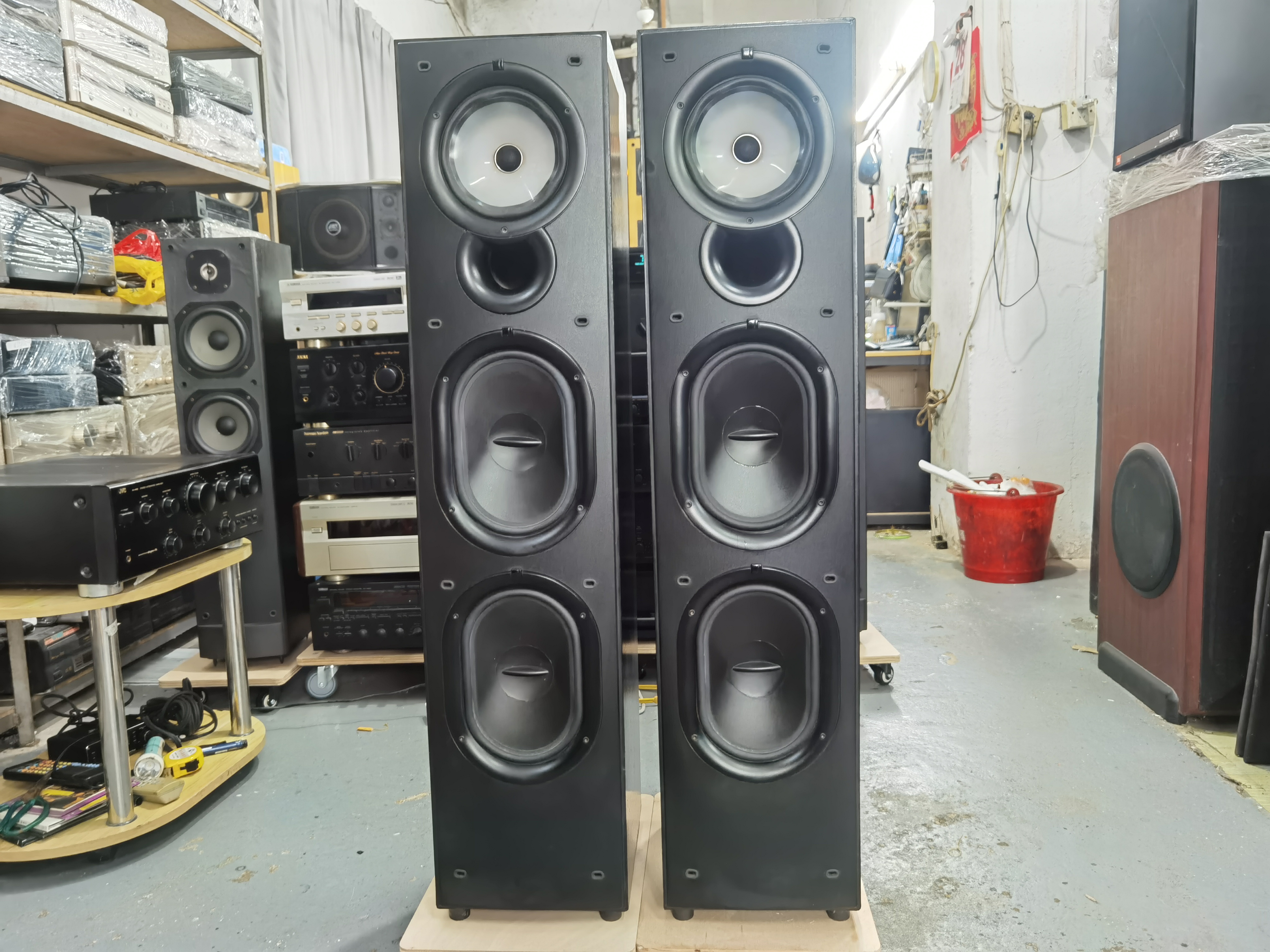 9新  英国KEF Q75音箱 二手售出不支持退货 运费自理