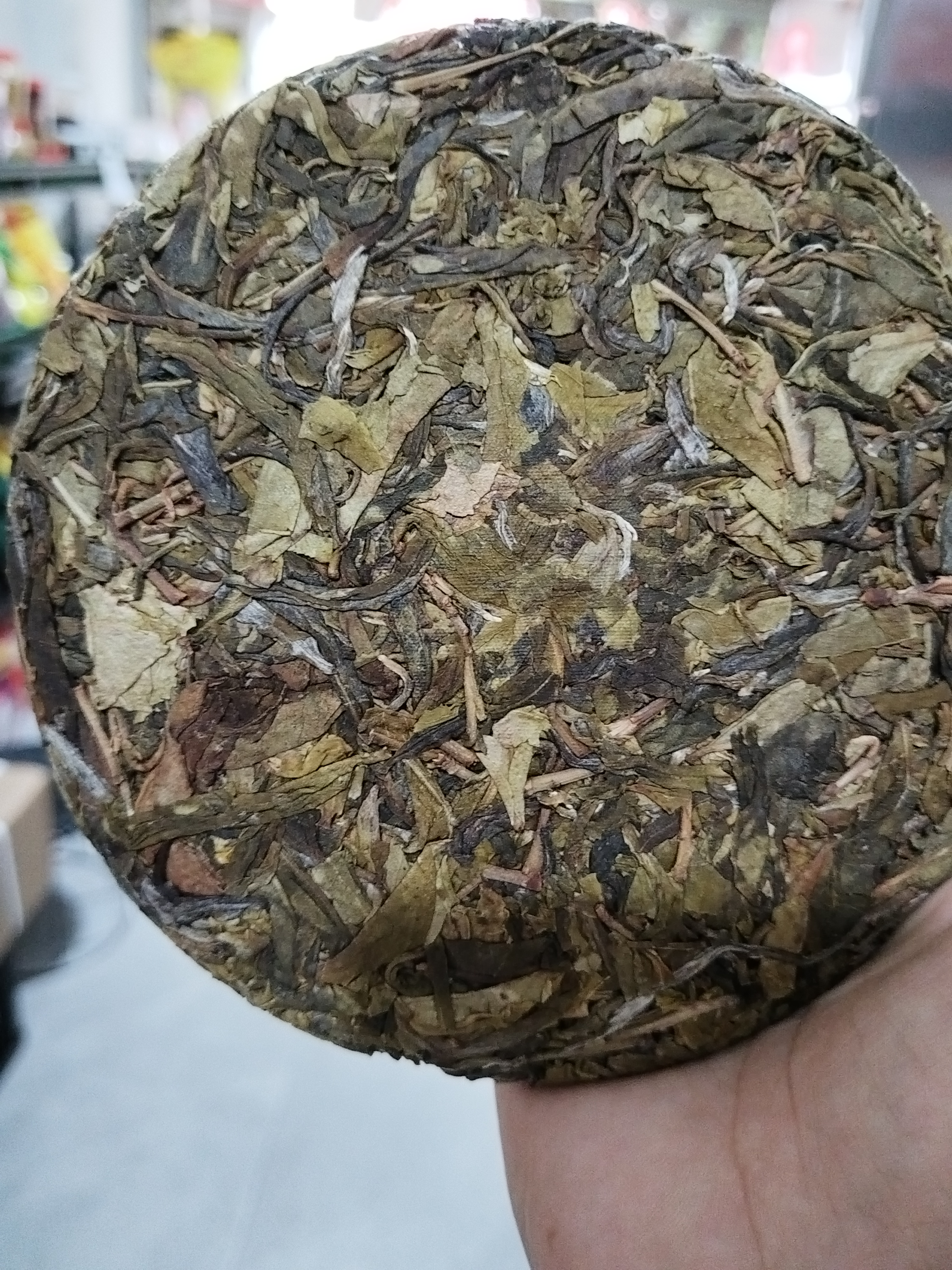 老粗茶：2024年百年古树普洱生茶黄金叶