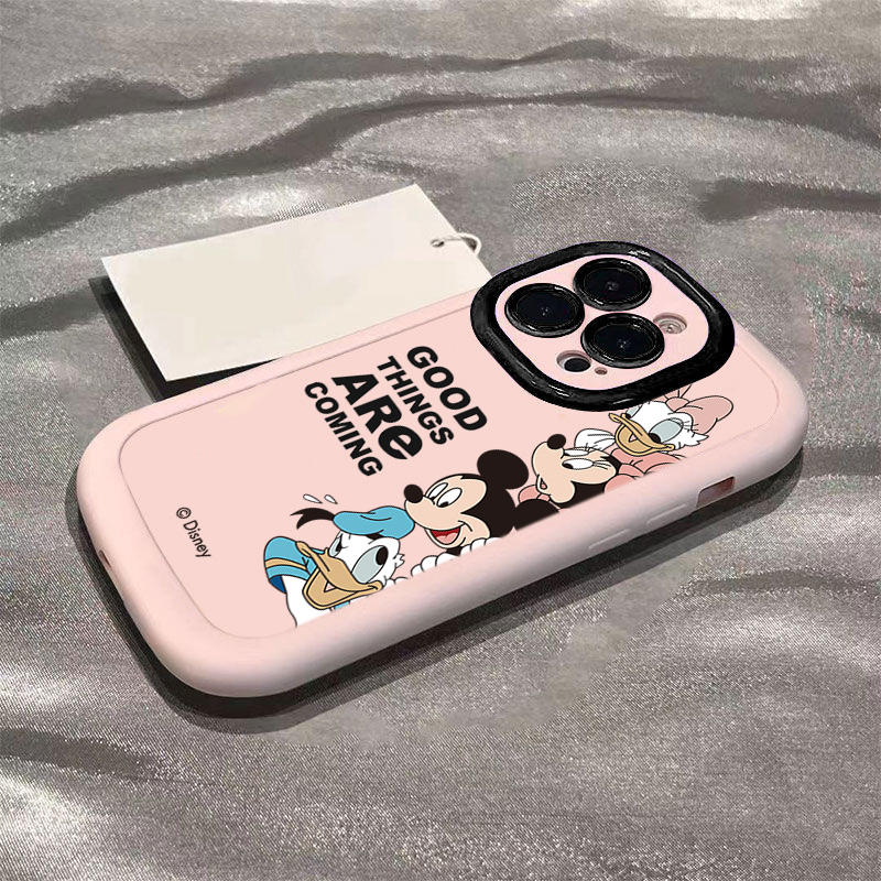 迪士尼米奇苹果14promax手机壳iphone15全包13硅胶13pro高级12/11