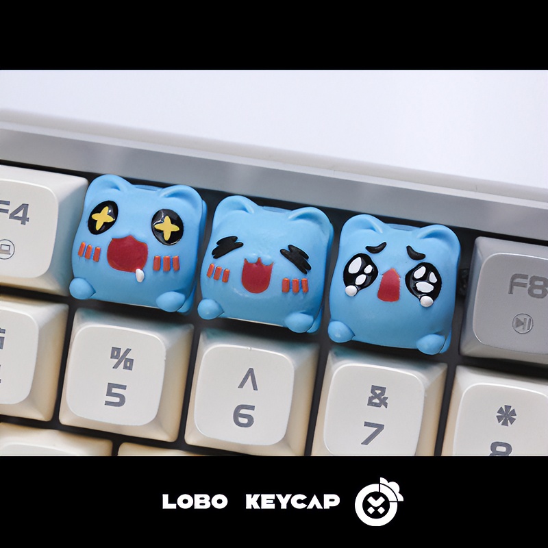 个性键帽LOOPY机械键盘键帽树脂艺术生日礼品diy手工制作解压键帽
