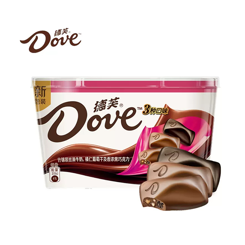 德芙什锦装巧克力249克