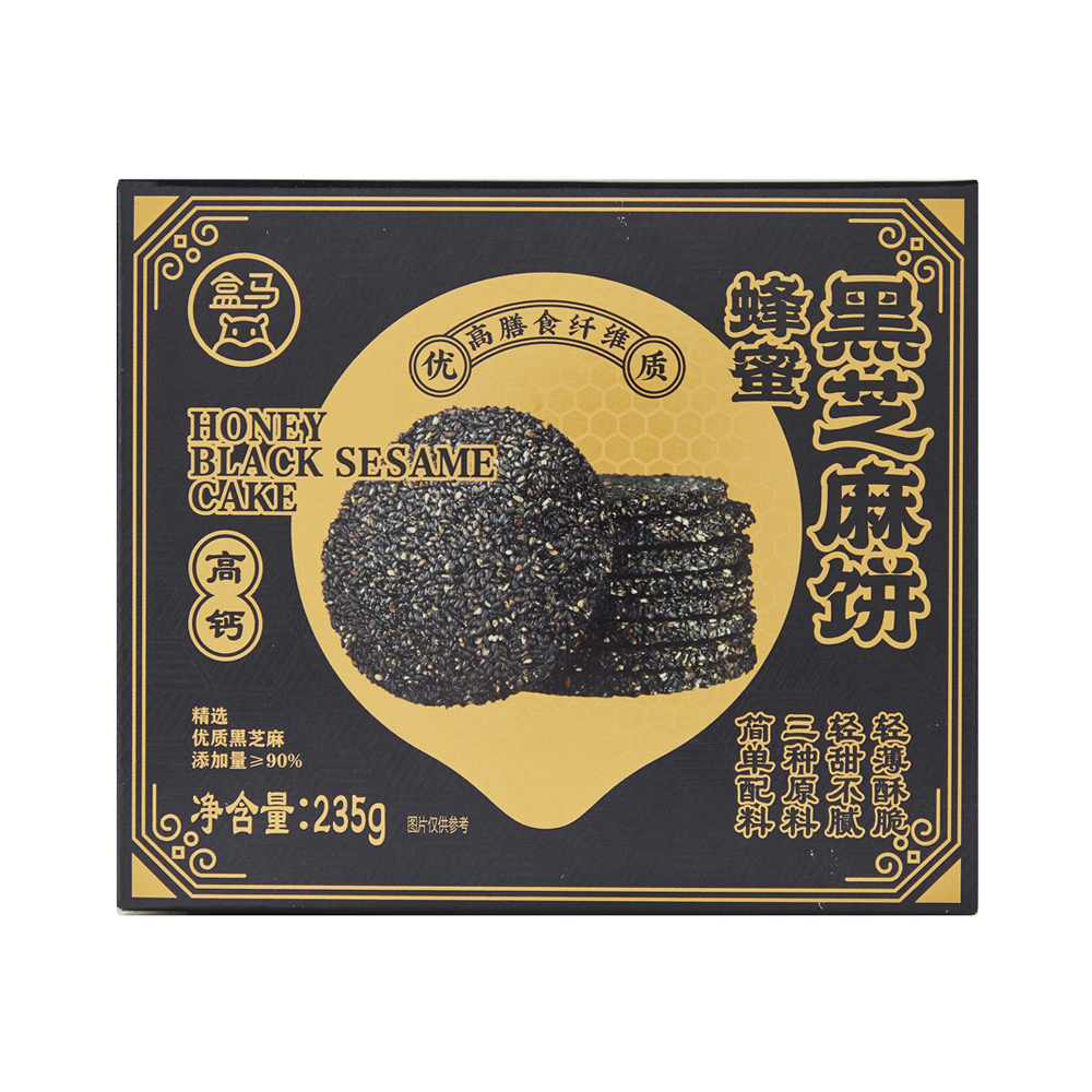 盒马 蜂蜜黑芝麻饼 235g