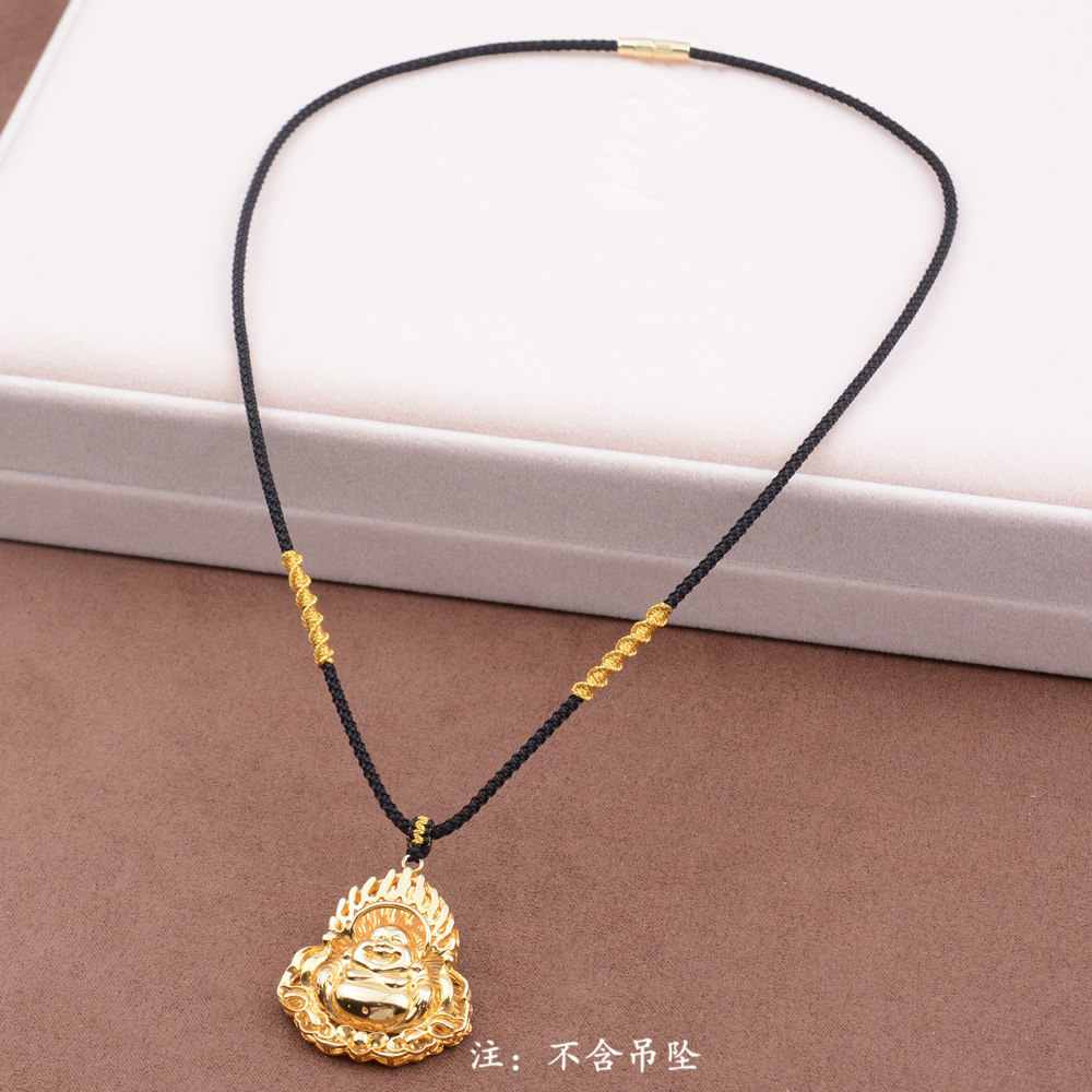 手工编织红绳子项链挂件绳配绳黑绳吊坠挂绳男女颜色展示优质女性