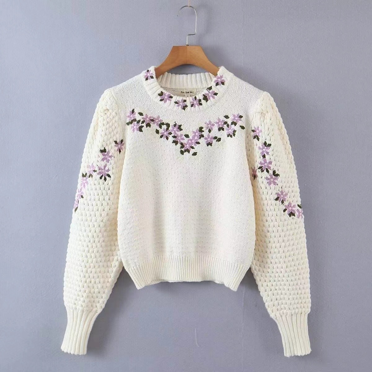 沐云精品大码时尚卡通毛衣