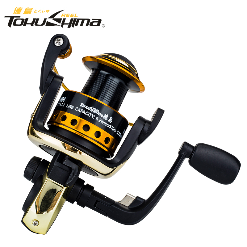 TOKUSHIma/德岛纺车轮全金属线杯海竿轮钓鱼轮子路亚纺车轮