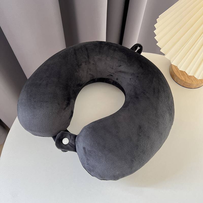 E007#便携亲肤可拆卸U型枕【颜色不挑】