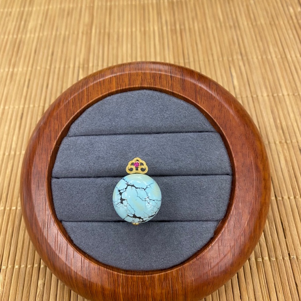 吊坠925银 【指定款】银镶松石吊坠C-2