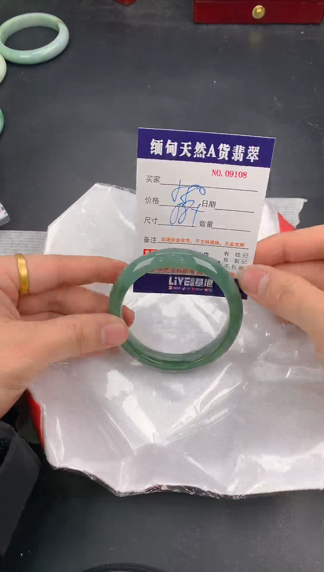 【闪购商品】翡翠颈饰未镶嵌9108