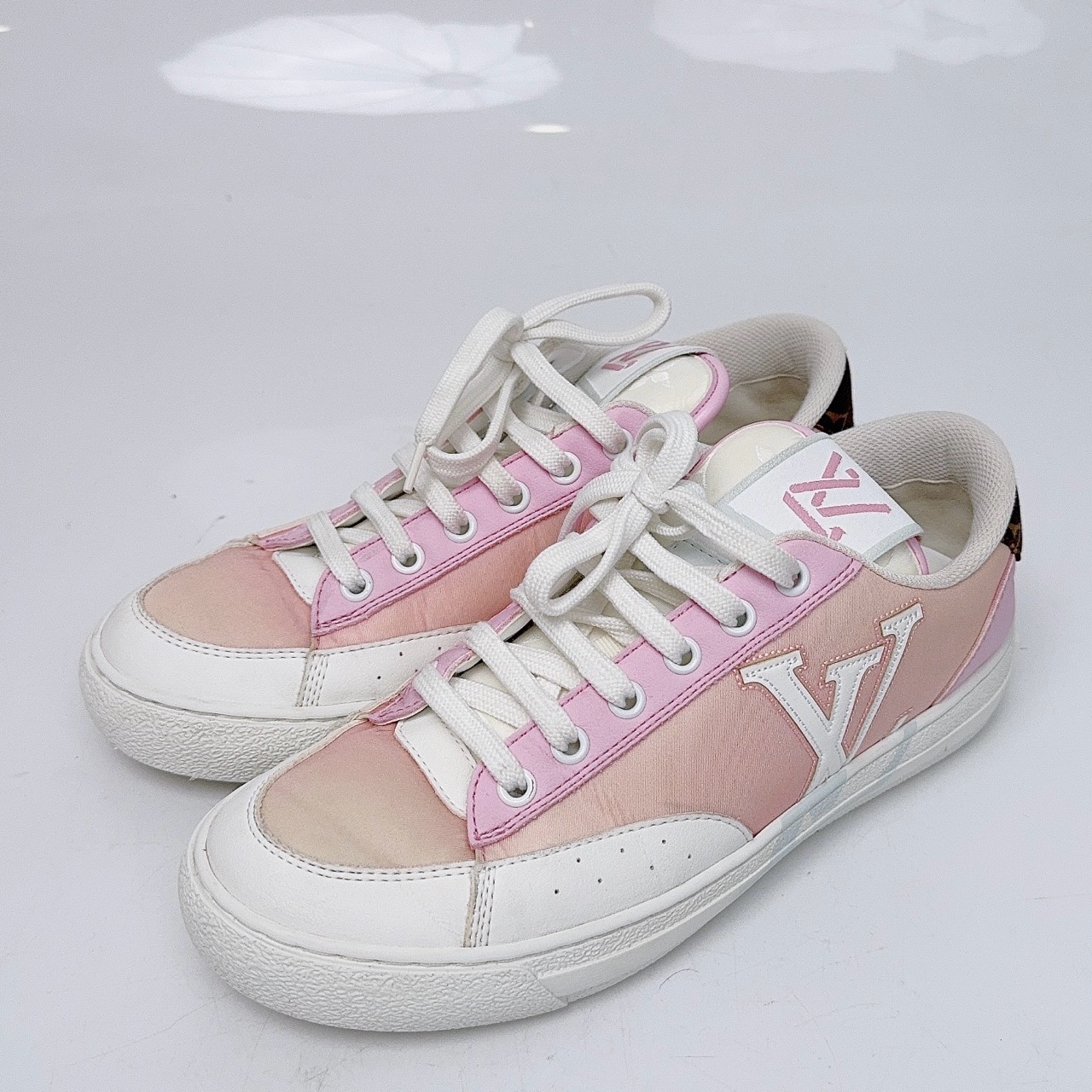 99新 LouisVuitton/路易威登 38码/错位板鞋/98新/jm09866