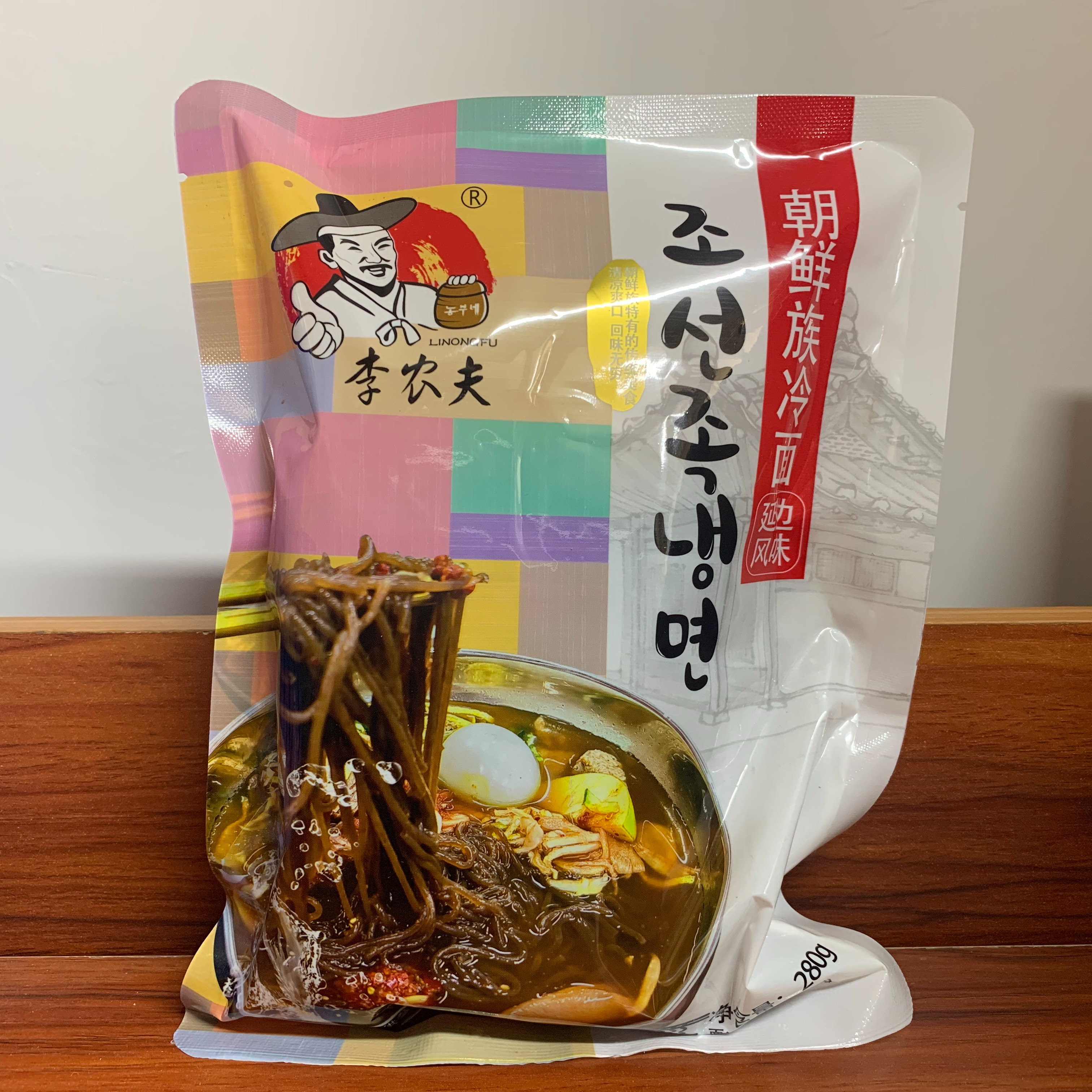 LINONGFU/李农夫李农夫朝鲜族冷面 延边冷面 本地产 280g/袋面条