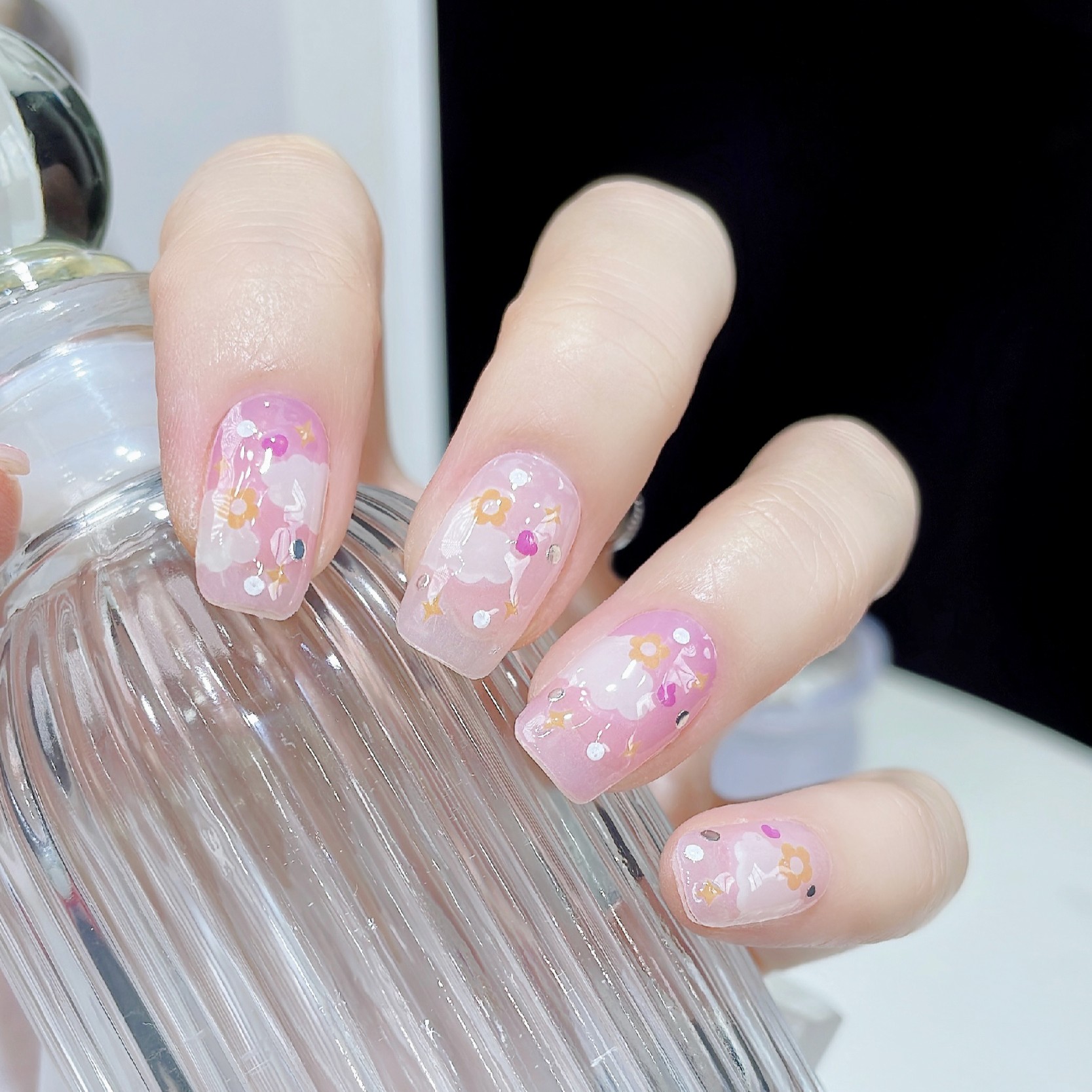 【软糖云朵】asap美甲贴显白立体防水免封层成品甲油膜非穿戴甲