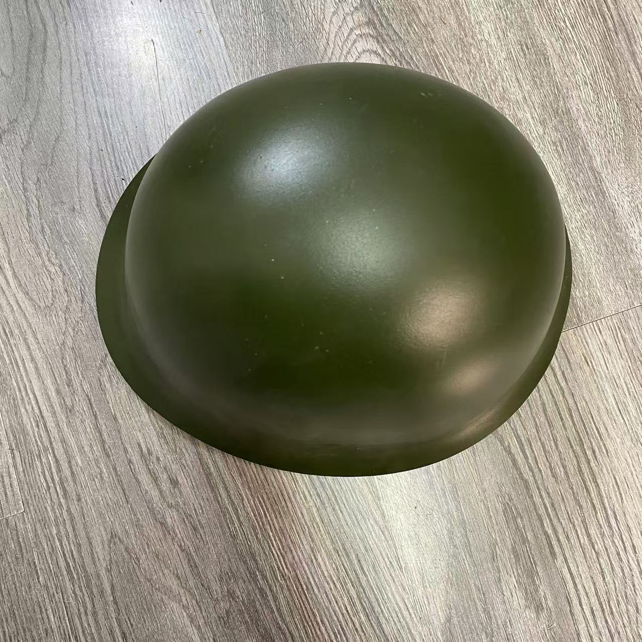 GK80钢盔骑行户外头盔重两斤半钢头老式复古军绿钢盔帽