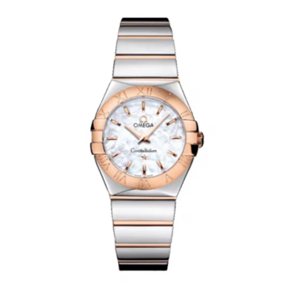 99新 Omega/欧米茄 星座名表/全套/27mm女石英腕表手表/公价33500