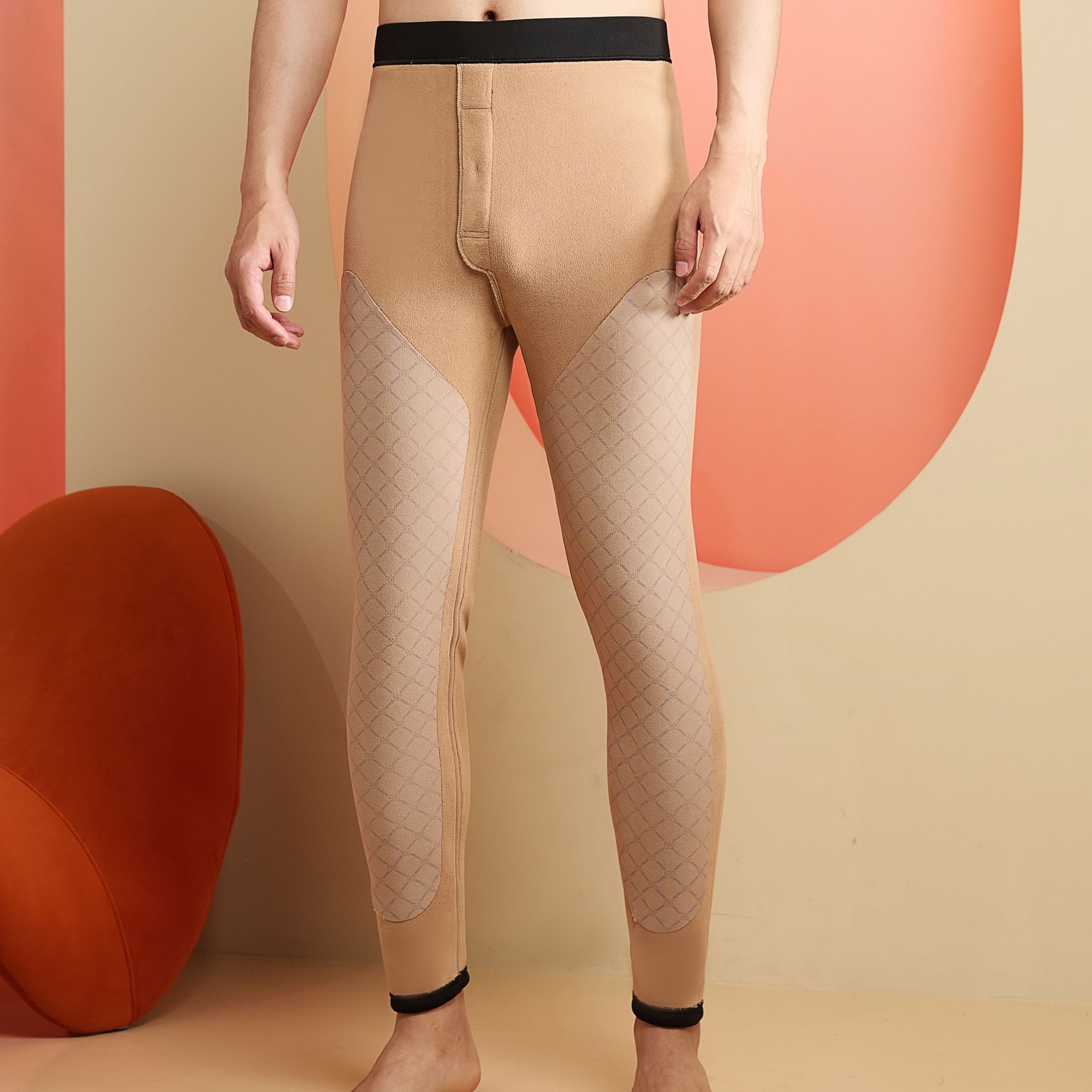 男士2025秋冬季新款蛋白机车芭比裤 【650克左右】机车裤 