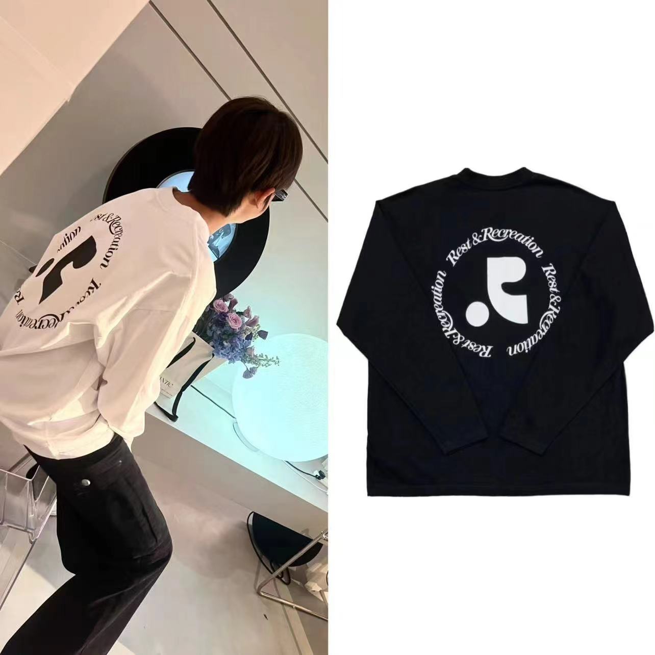 [1JJ]黑白两色简约时尚点点百搭轻奢儿童长袖体恤（秋意浓浓 ）休闲