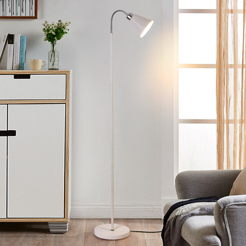 【君酷灯饰】落地灯LED护眼简约现代北欧风立式落地台灯书房客厅