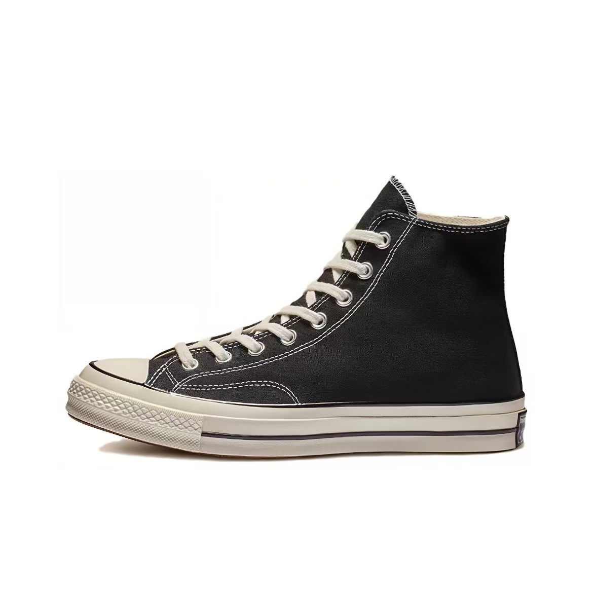 Converse/匡威1970s经典款舒适高帮帆布鞋男女同款复古黑 无盒
