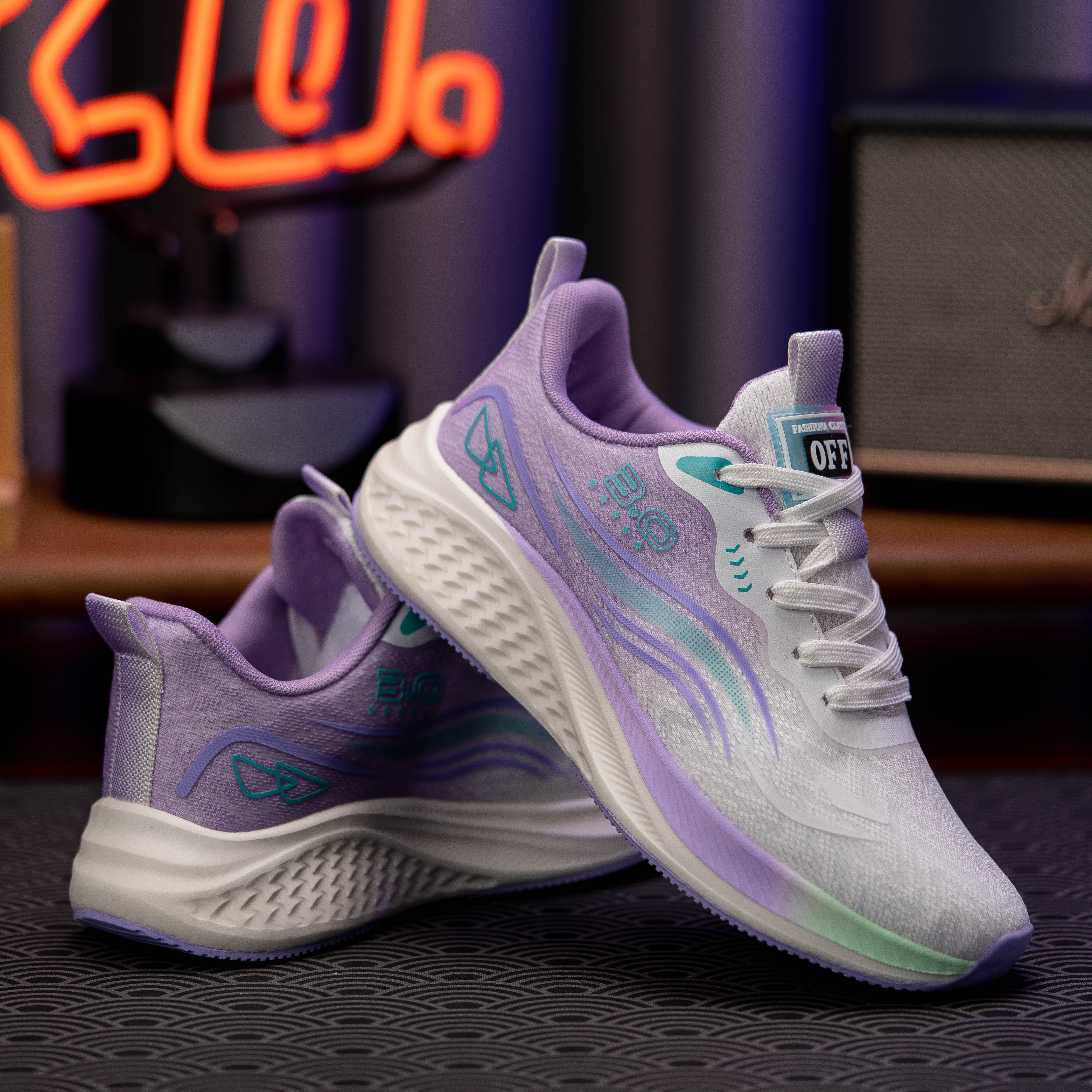 劲步悦狐3.0专业跑鞋男女同款时尚百搭休闲专业碳板运动鞋8006