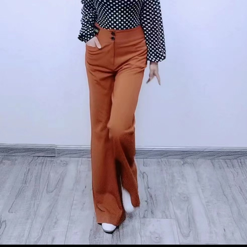 【浩婷雪娟】四兜裤（微喇 裤脚8寸-9寸）