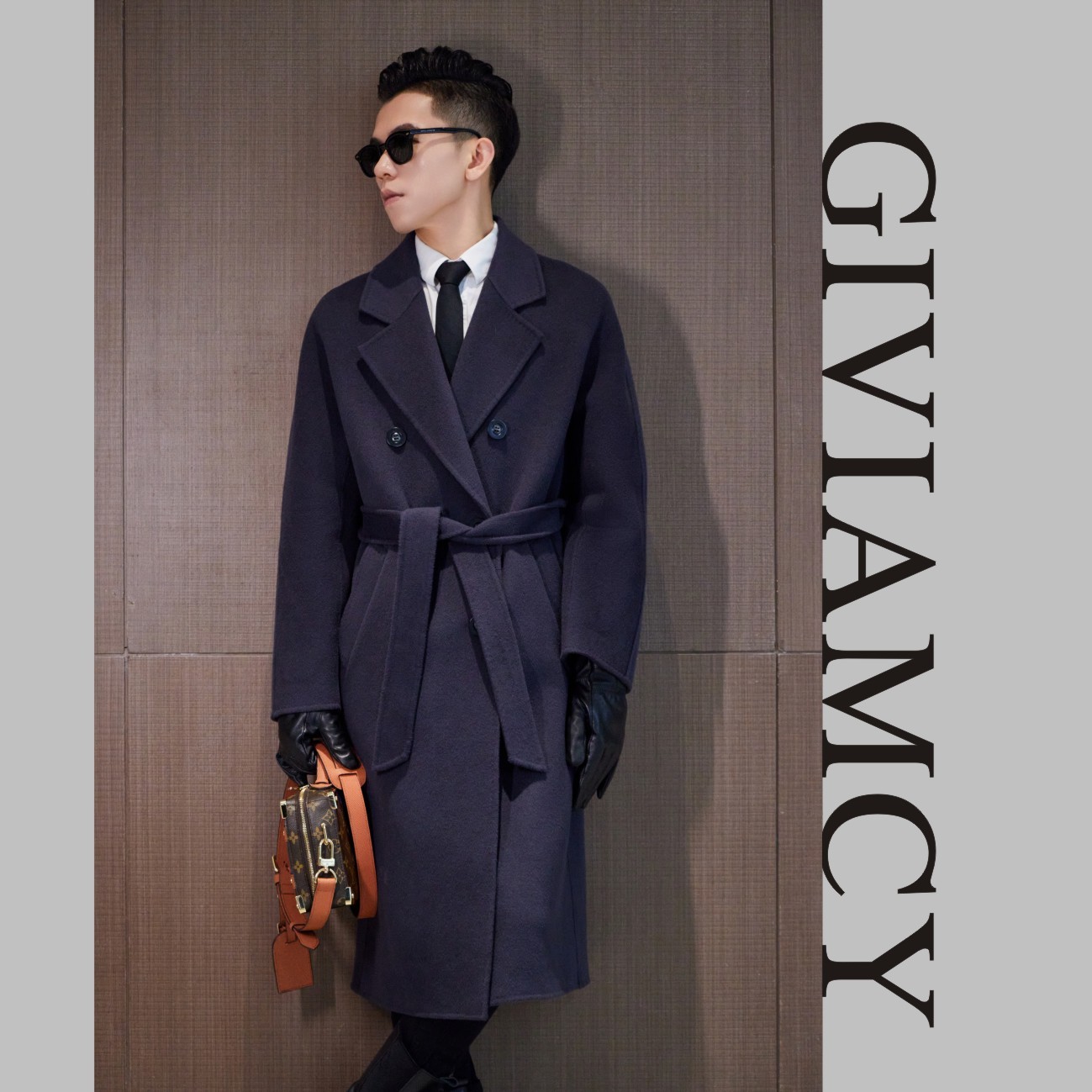 M家101801春秋升级款双面羊绒大衣男女同款2023新款高端羊绒外套