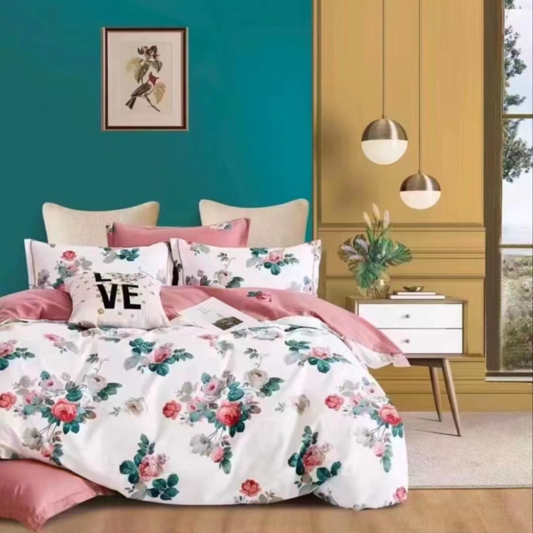 （325）纯棉标准双人四件套   （罗马假日）