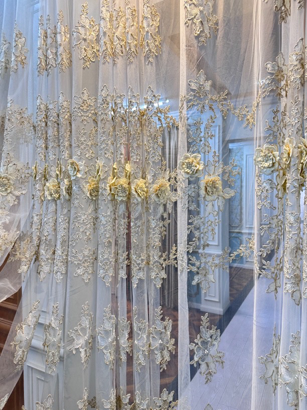 毛毛家高端成品窗帘 百花齐放（不改高度 统一高度2.7)