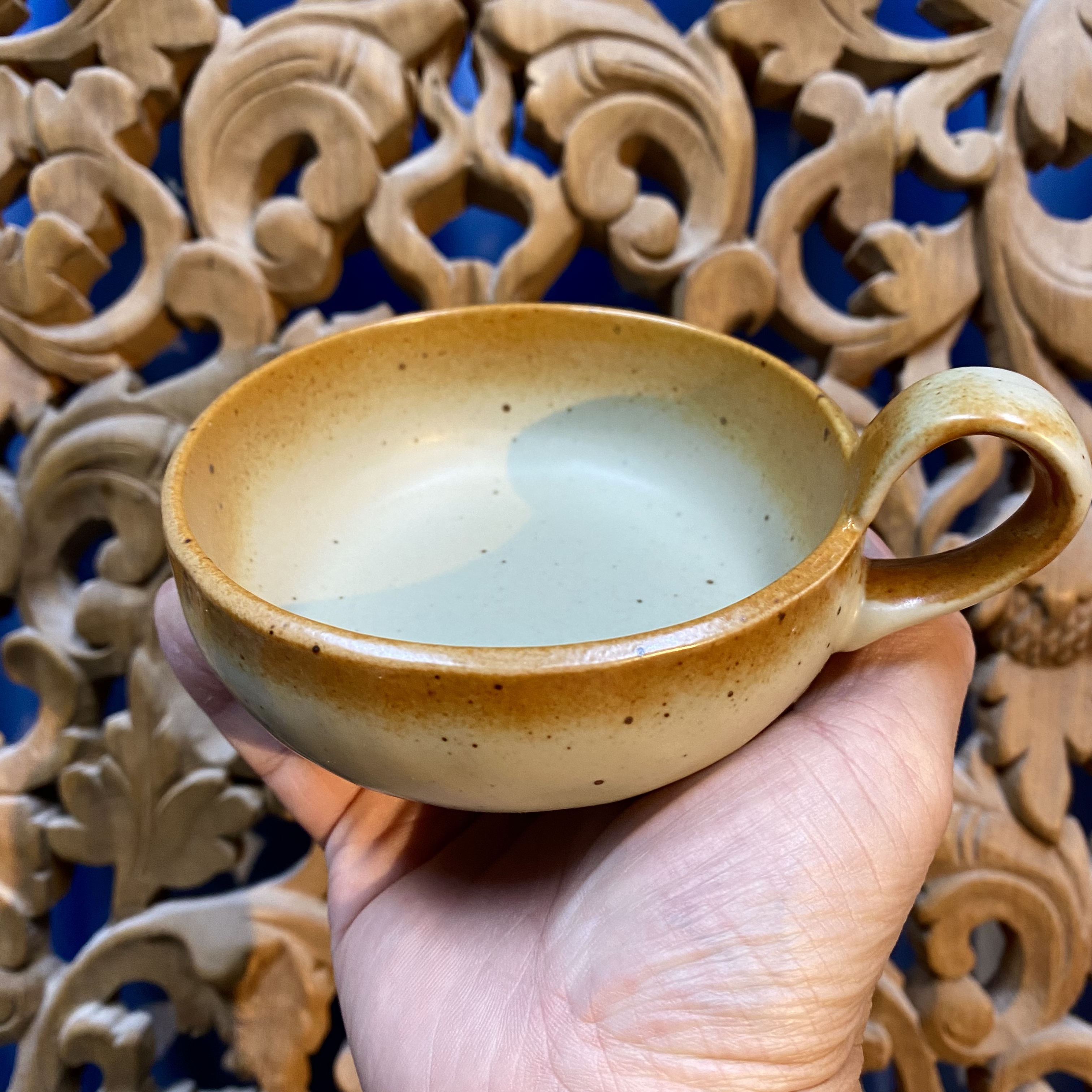 复古粗陶高颜值醋碟