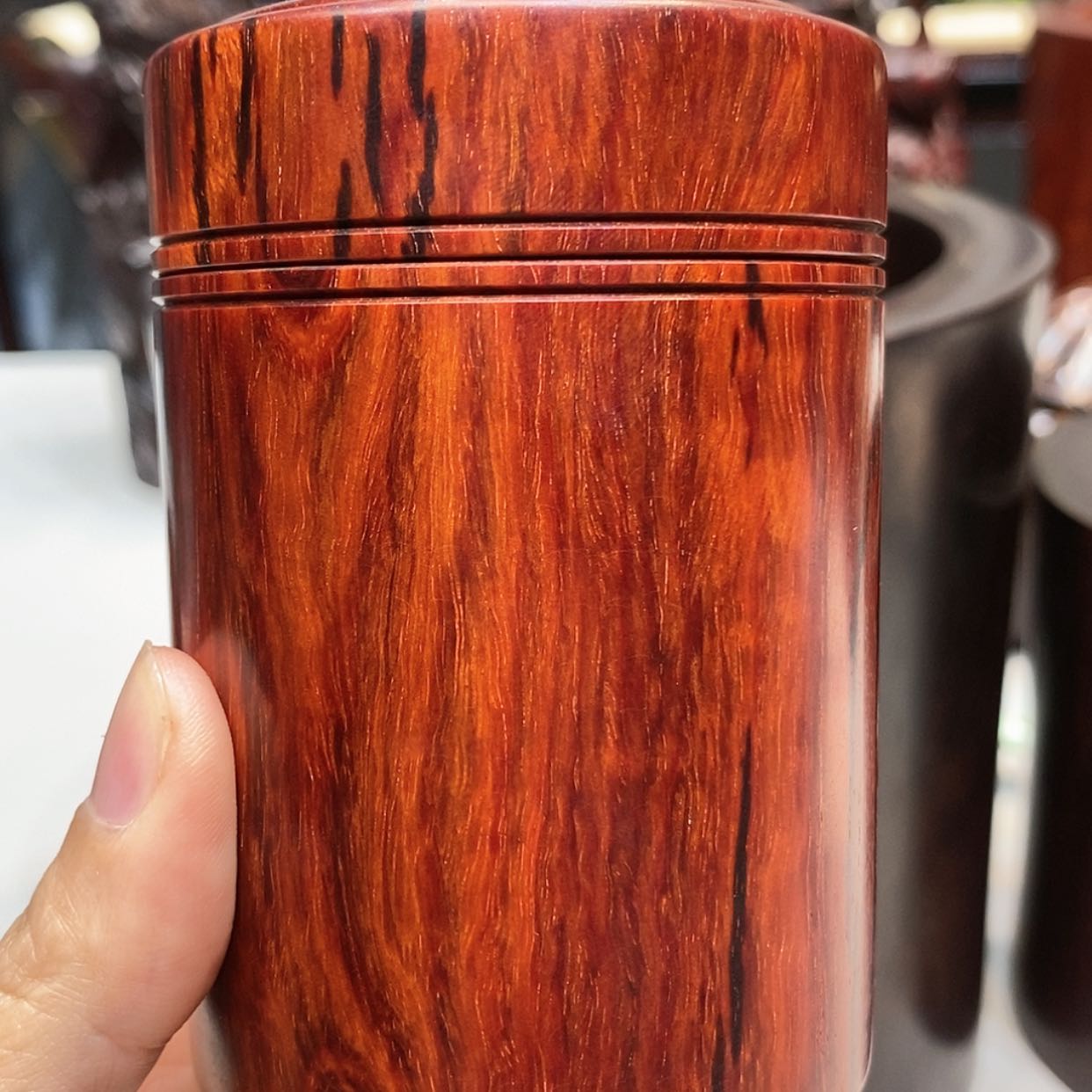 【闪购商品】印度小叶紫檀檀香紫檀陈*云小罐子