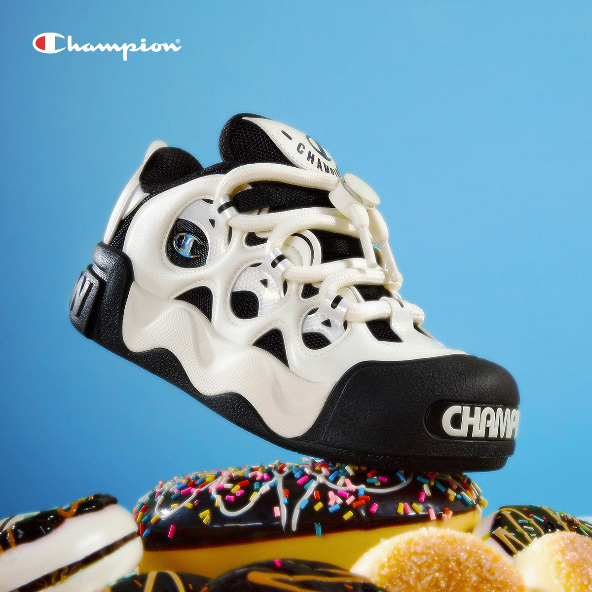 【欧若风穿搭-膨膨甜甜圈】Champion潮流时尚透气甜酷面包鞋24FWT04