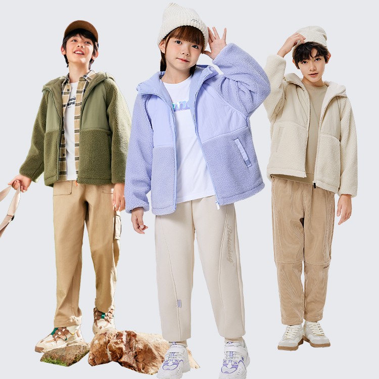 巴拉巴拉童装夹外套秋冬季中大童男童女童上衣儿童休闲户外时尚