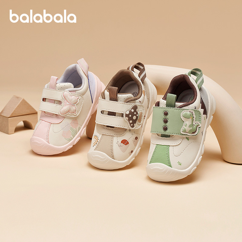 巴拉巴拉童鞋儿童学步鞋男宝女宝婴儿鞋子2025新宝宝春国潮拜年鞋