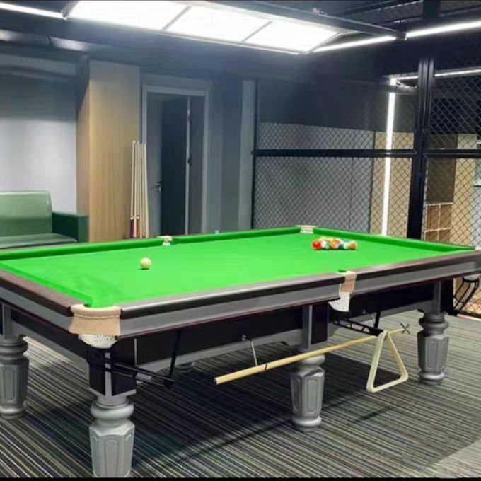 台球桌商用标准型乔款中式黑八台球金腿银腿成人球房桌球台俱乐部