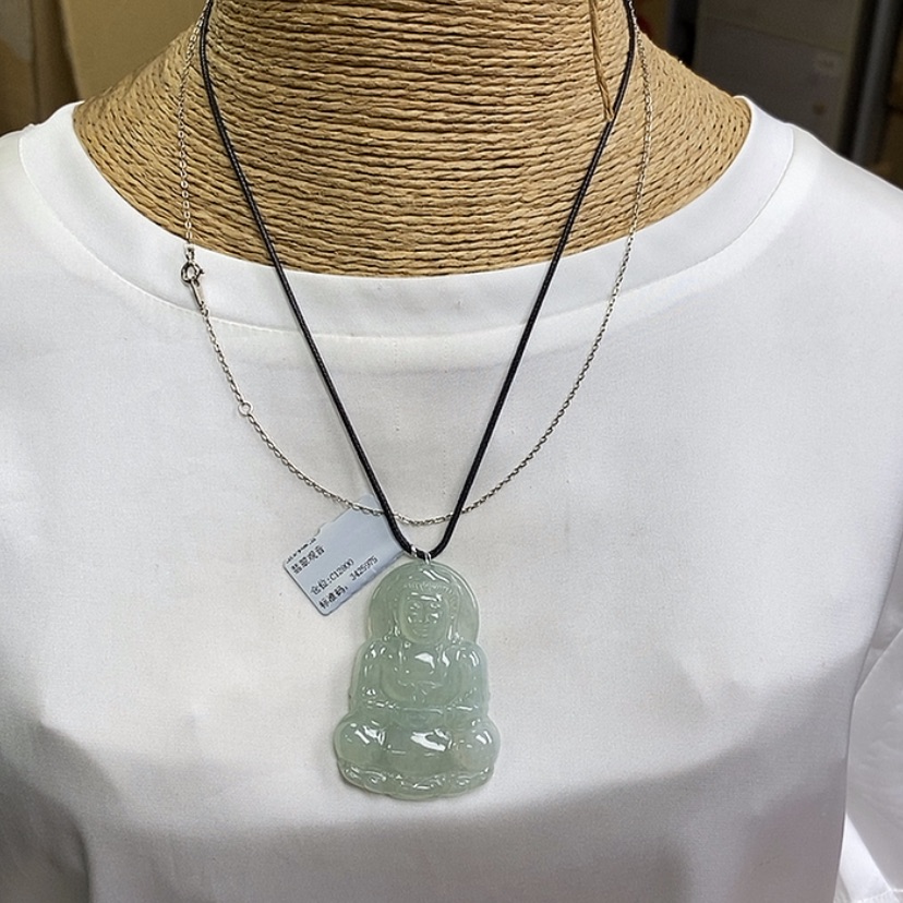 【闪购商品】翡翠颈饰未镶嵌观音
