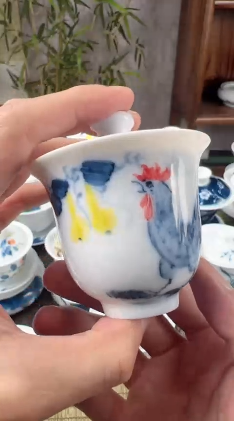 【闪购商品】陶瓷公鸡美人备