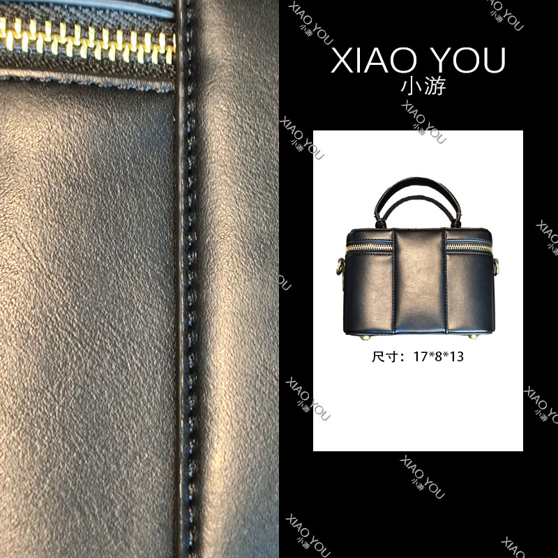 【119】时尚新款化妆盒子百搭手提单肩包