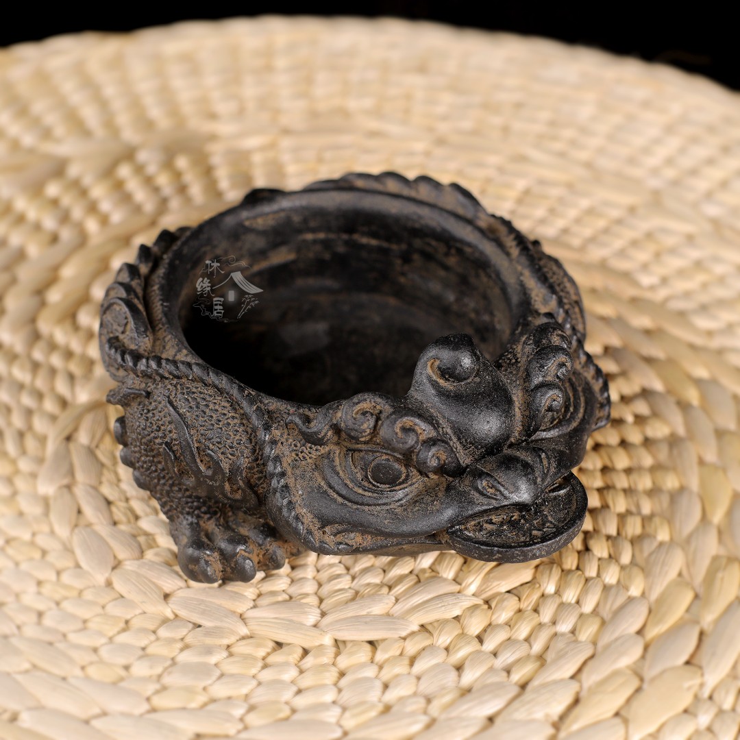 龙年创意个性三足金蟾烟灰缸潮流复古摆件 - 金蟾盆