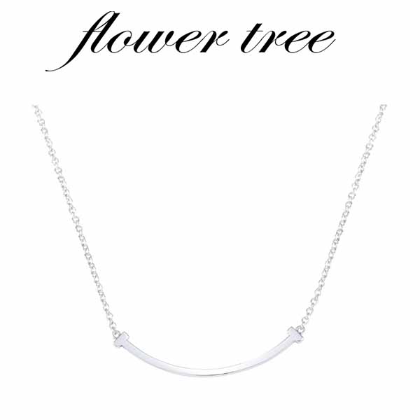 铜合金项链 7426 CNC精工 微笑k白光版项链（中号）