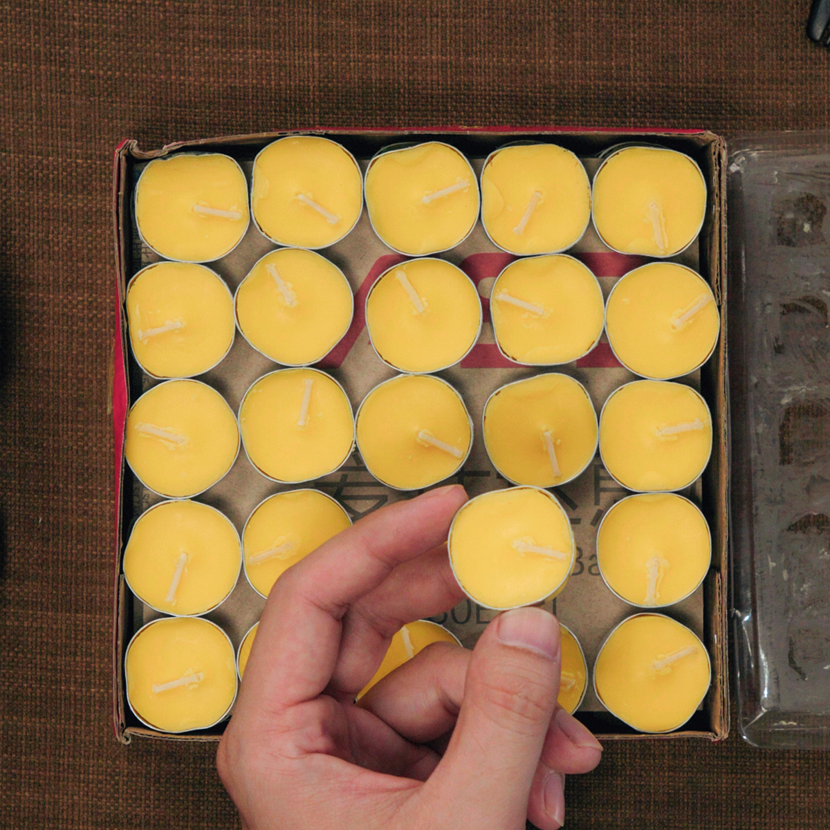 无烟无味天然植物酥油灯 菩提灯 酥油烛