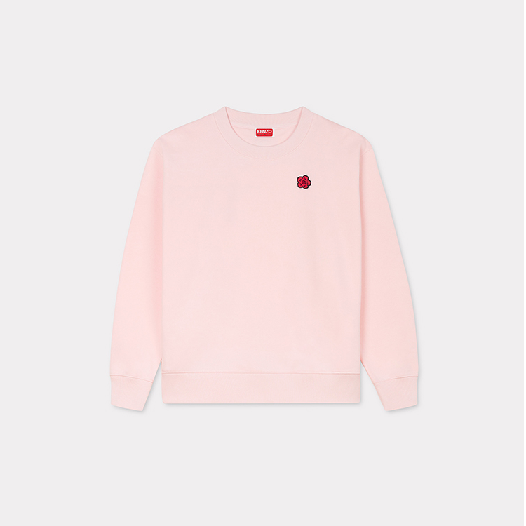 KENZO 女士BOKE海棠花系列经典版型休闲圆领卫衣