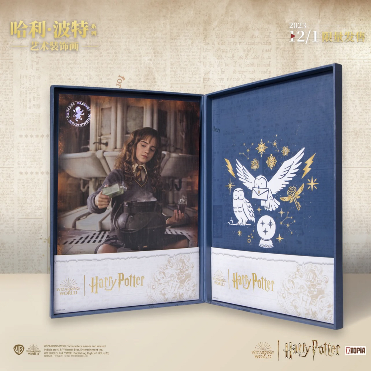 【一弹】极梦岛 哈利波特 艺术装饰画盲盒 大版画
