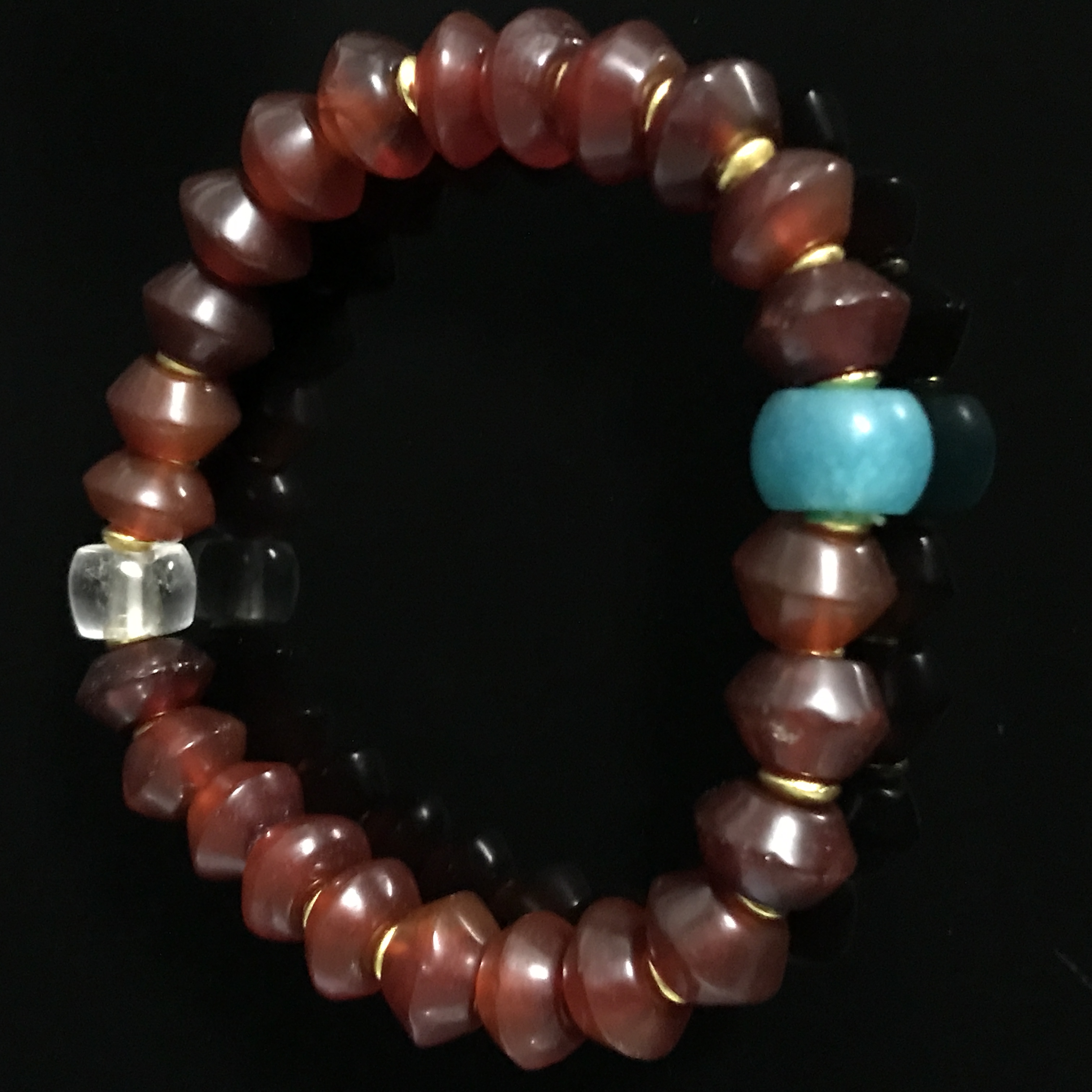 【国营/槐荫/手串】清中期玛瑙手串/HY349867