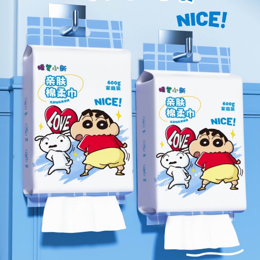 1-93蜡笔小新抽纸湿巾