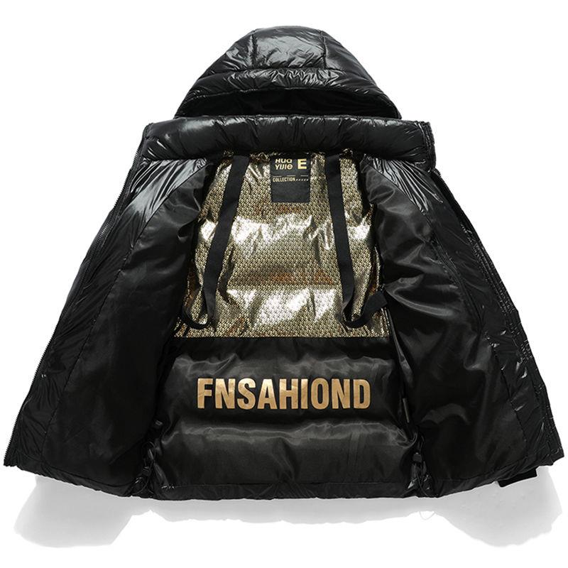 波司登羽绒棉服男秋冬季男装韩版休闲加厚黑金棉衣情侣连帽棉袄外