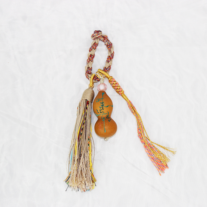 彩刻烙画小葫芦挂坠