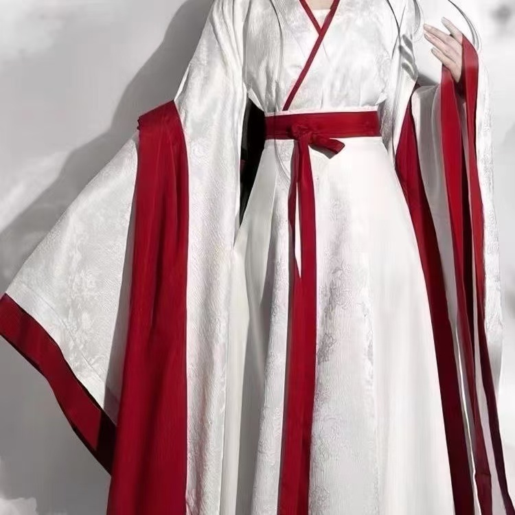 改良汉服女新款鞠婧祎同款战国袍魏晋风